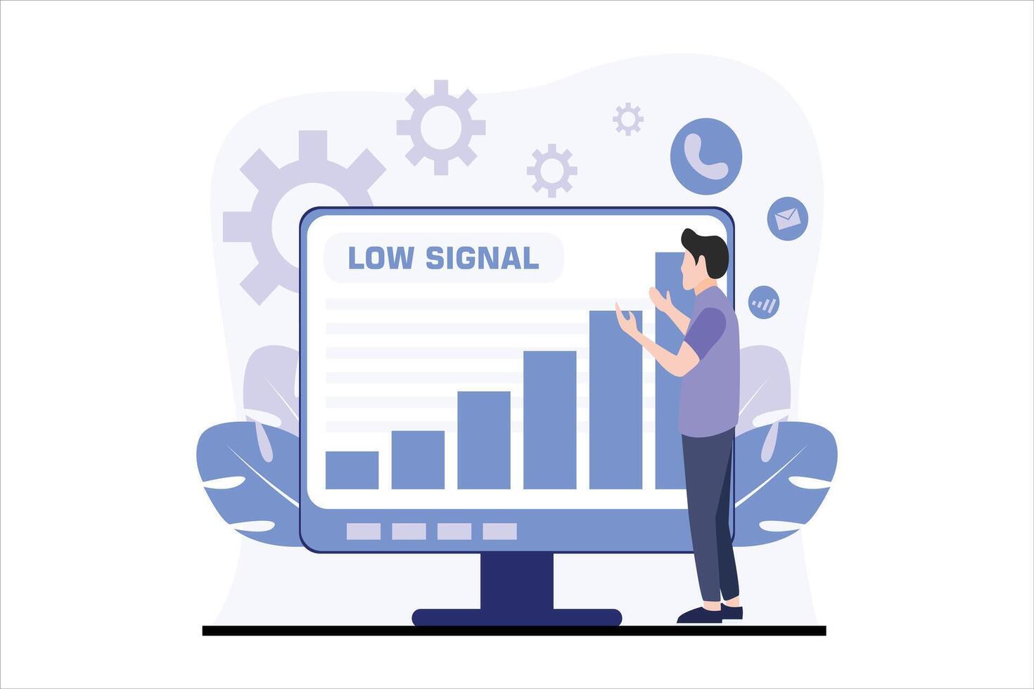 Finance Business Flat Design Illustration vector