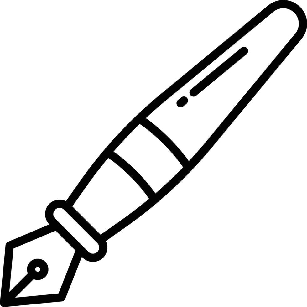 Pen drive outline illustration vector