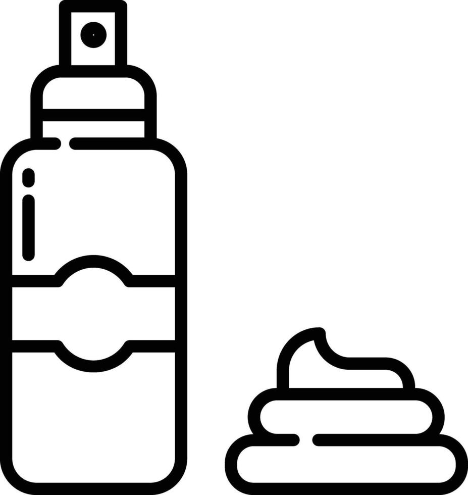 Cream outline illustration vector