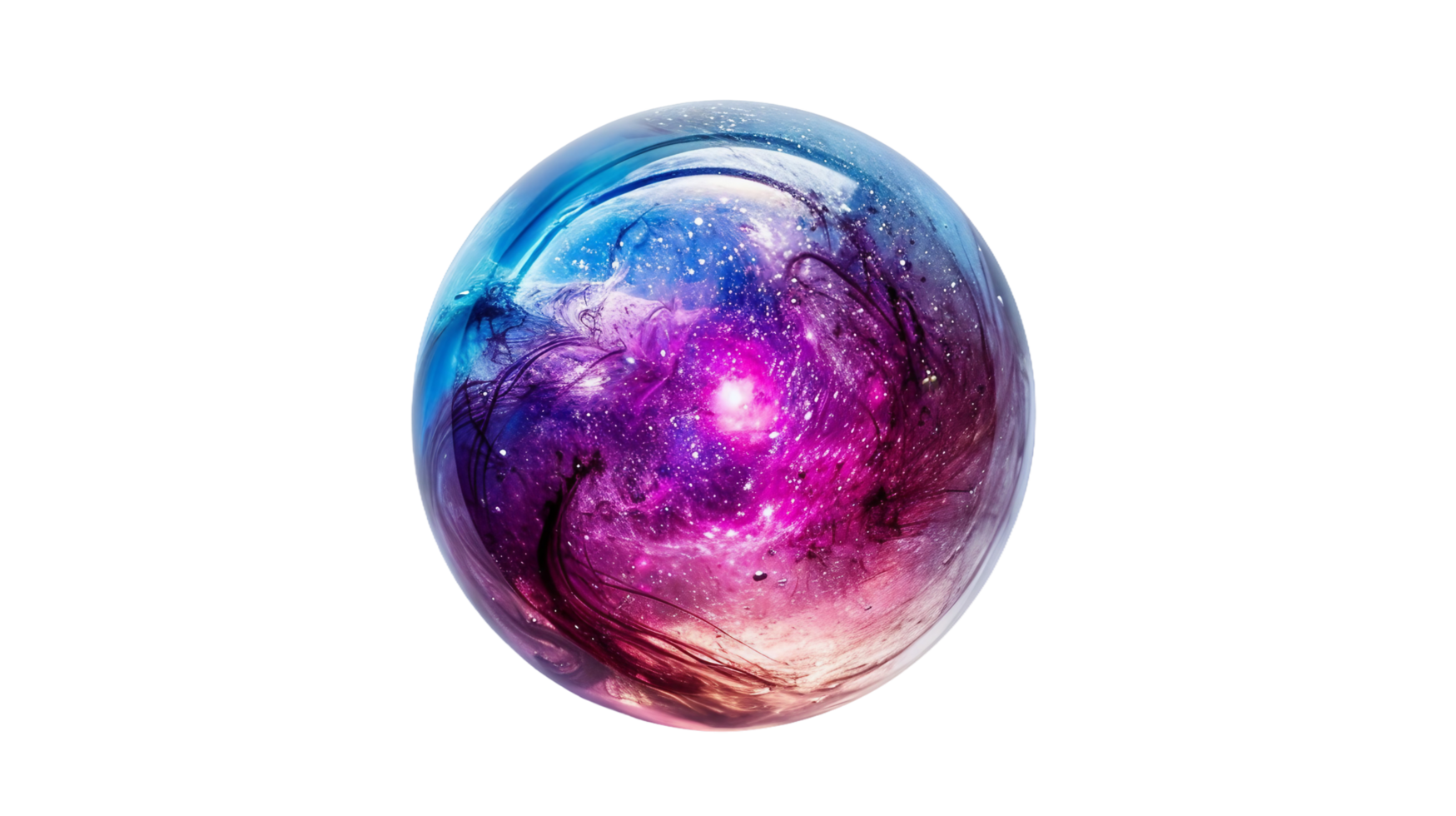 kosmisch Energie Zelle, auf transparent Hintergrund. Format png