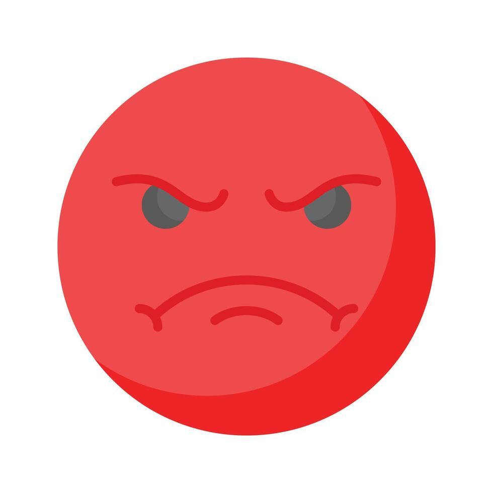 Have a look at this amazing icon of angry emoji, premium vector