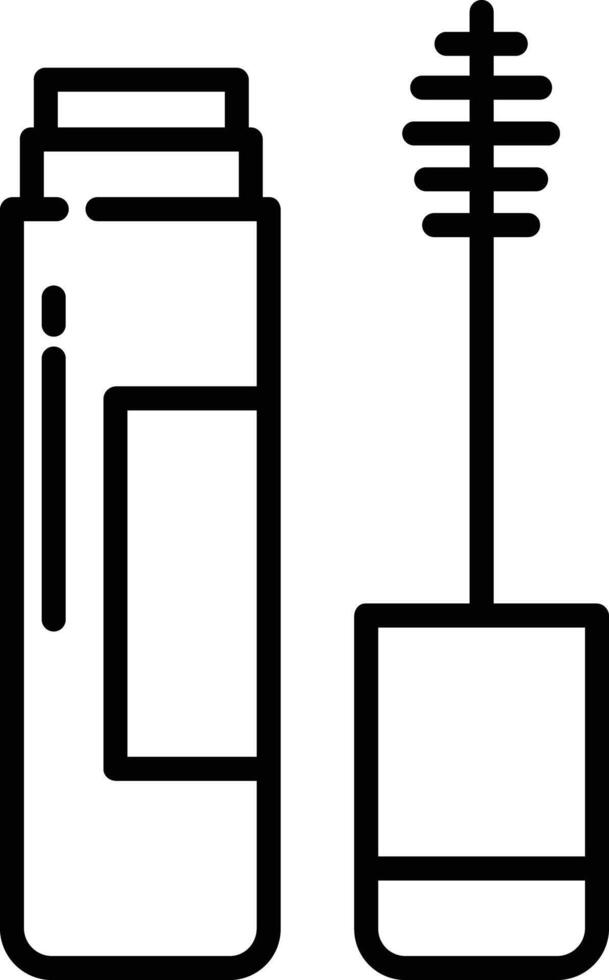 Storage box outline illustration vector