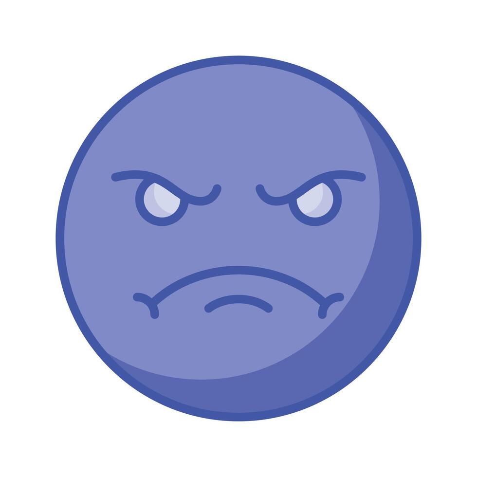 Have a look at this amazing icon of angry emoji, premium vector