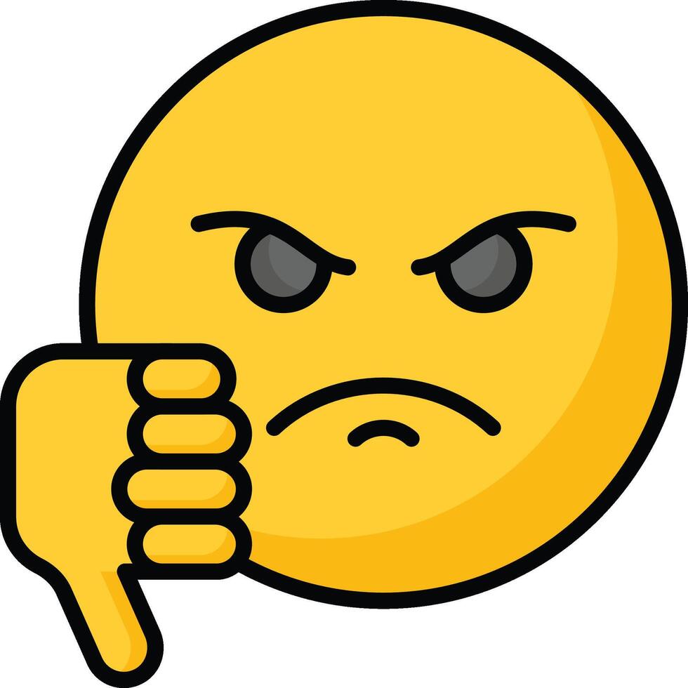 Disgusted emoji design, customizable unique vector