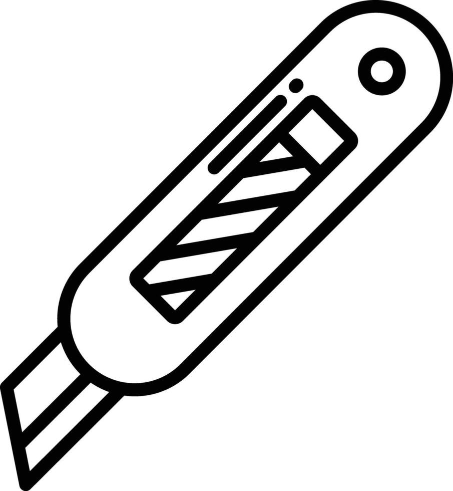 Cutter outline illustration vector