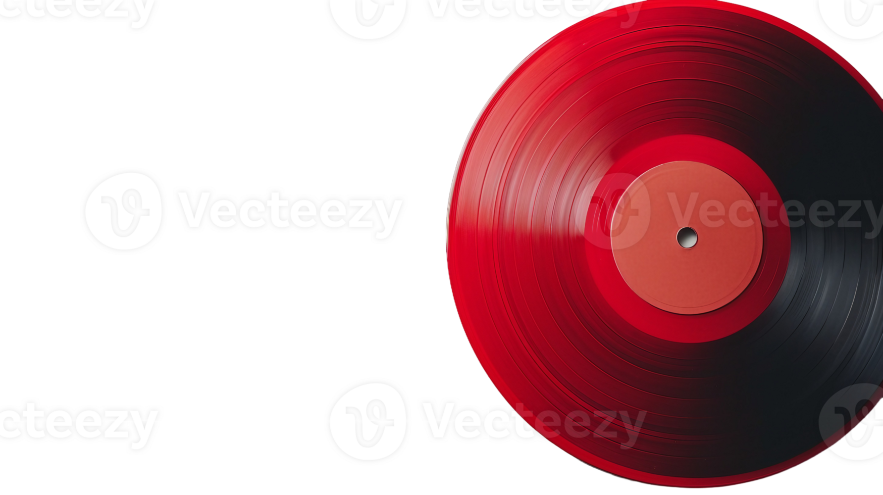 retro vinyl Vermelding Aan transparant achtergrond png