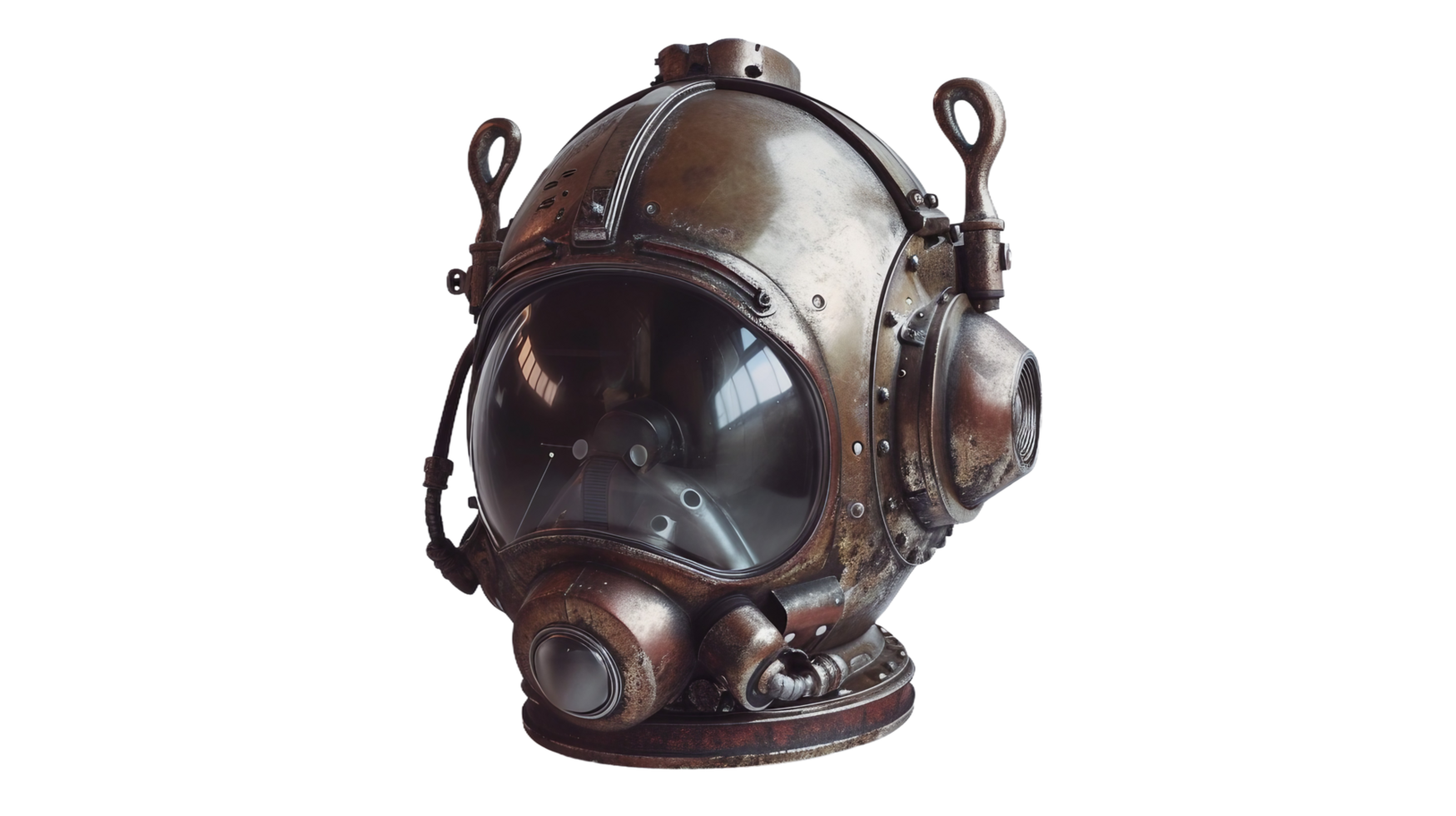 Space Helmet, on the transparent background. Format png