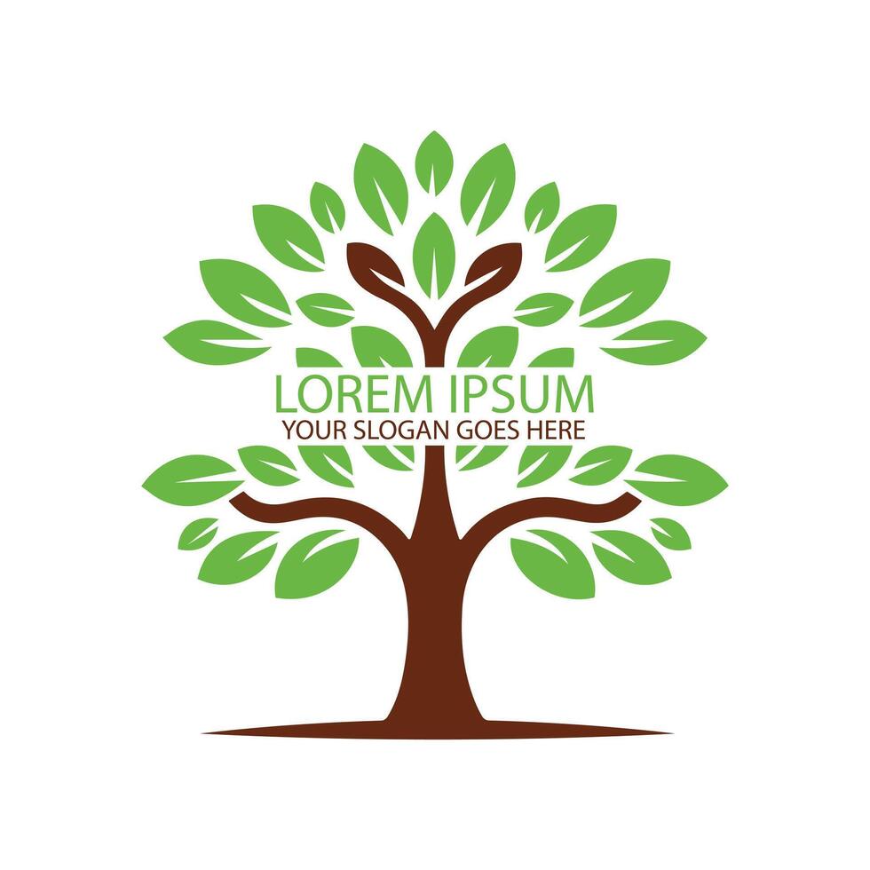 Tree Logo Design Illustration vector
