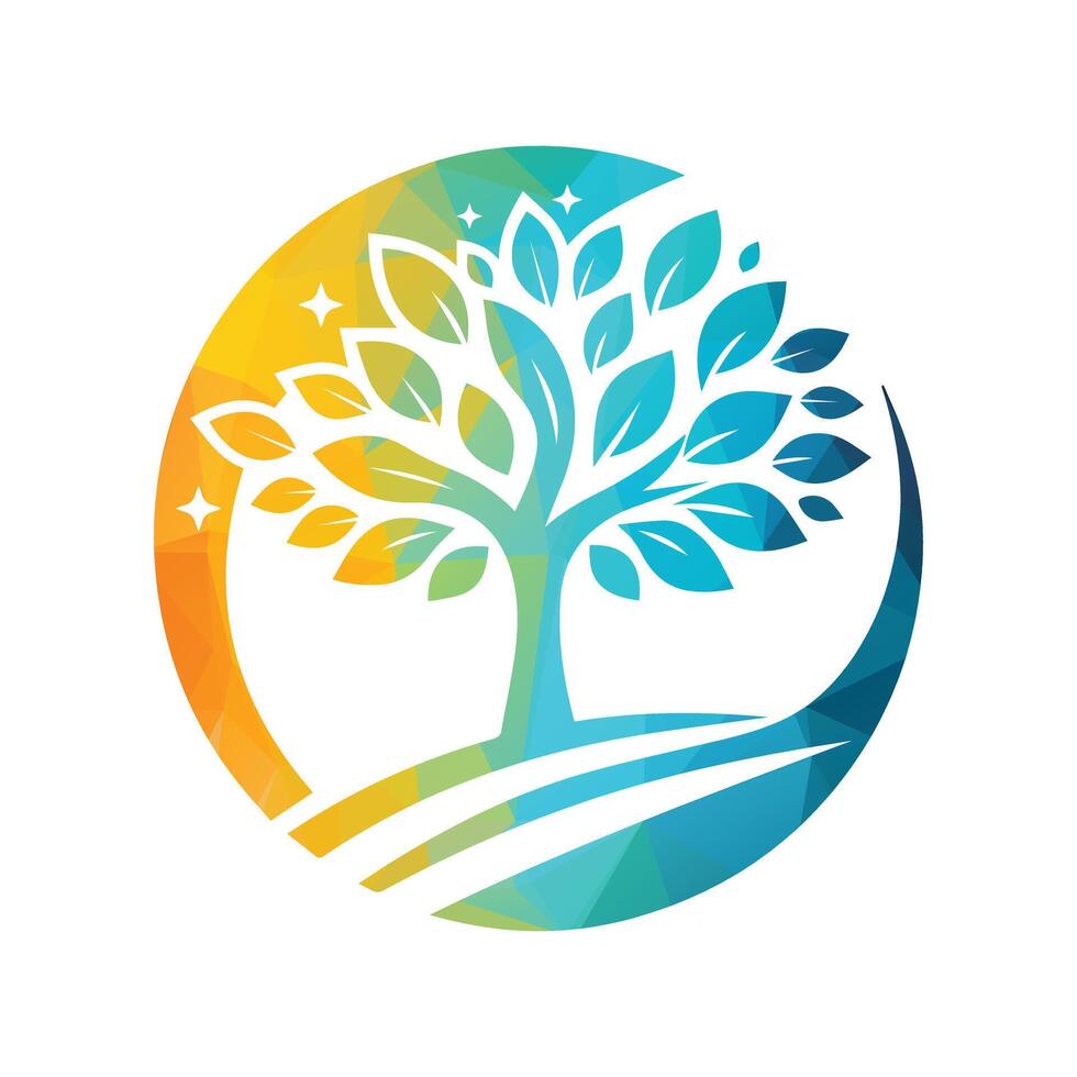 Tree Logo Design Illustration vector