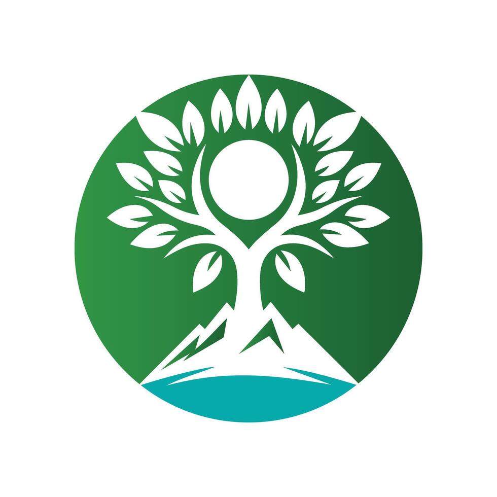 Tree Logo Design Illustration vector