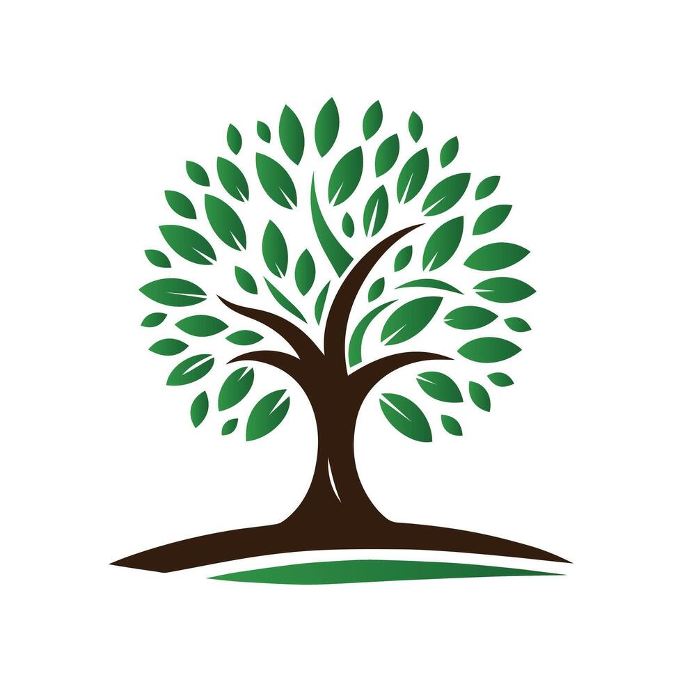 Tree Logo Design Illustration vector