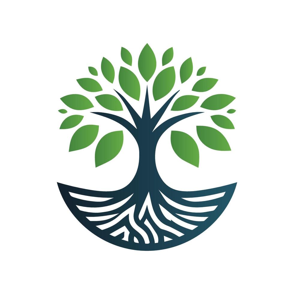 Tree Logo Design Illustration vector