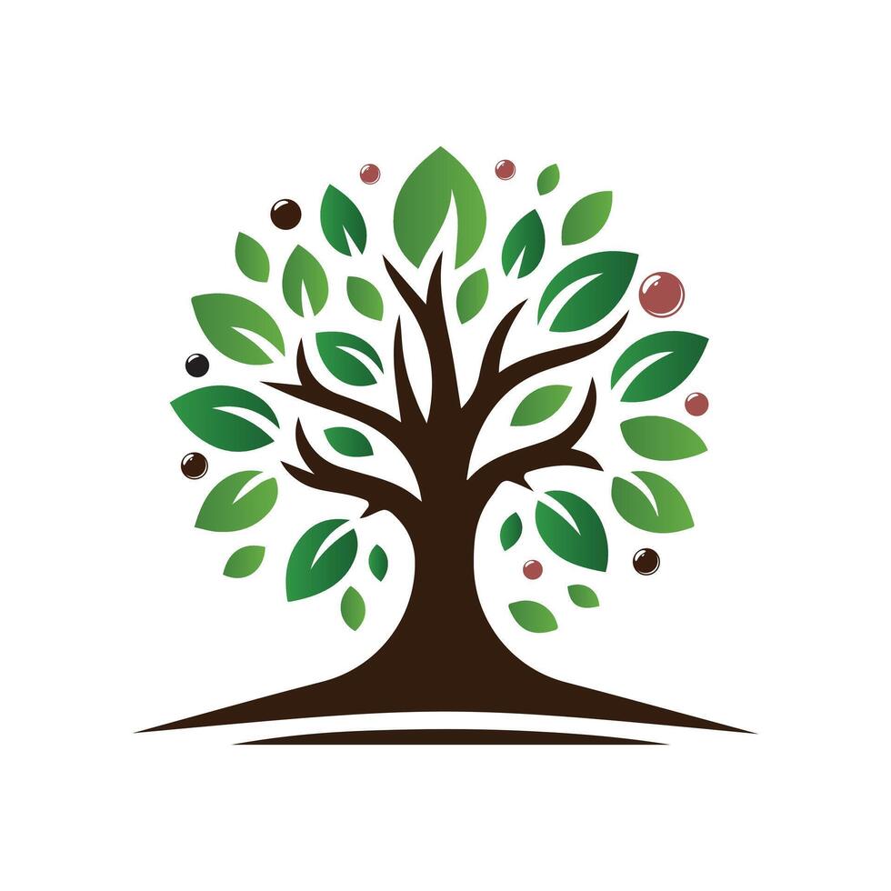 Tree Logo Design Illustration vector