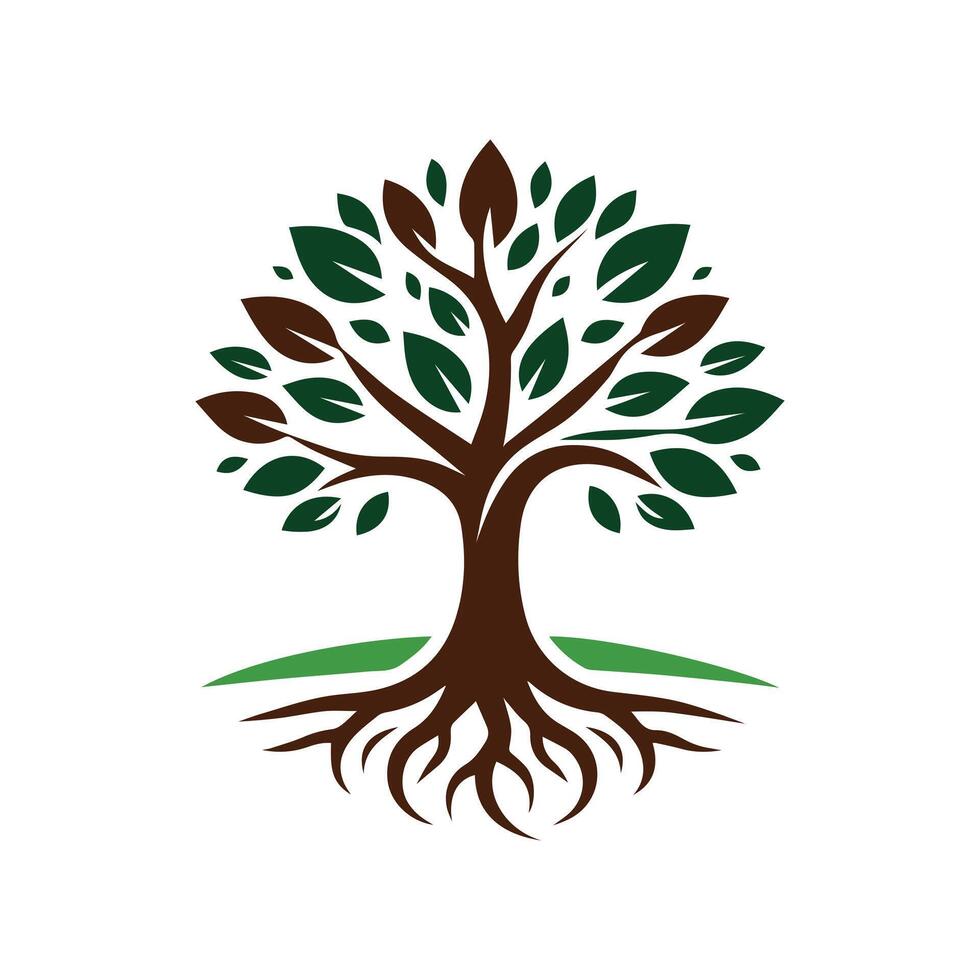 Tree Logo Design Illustration vector
