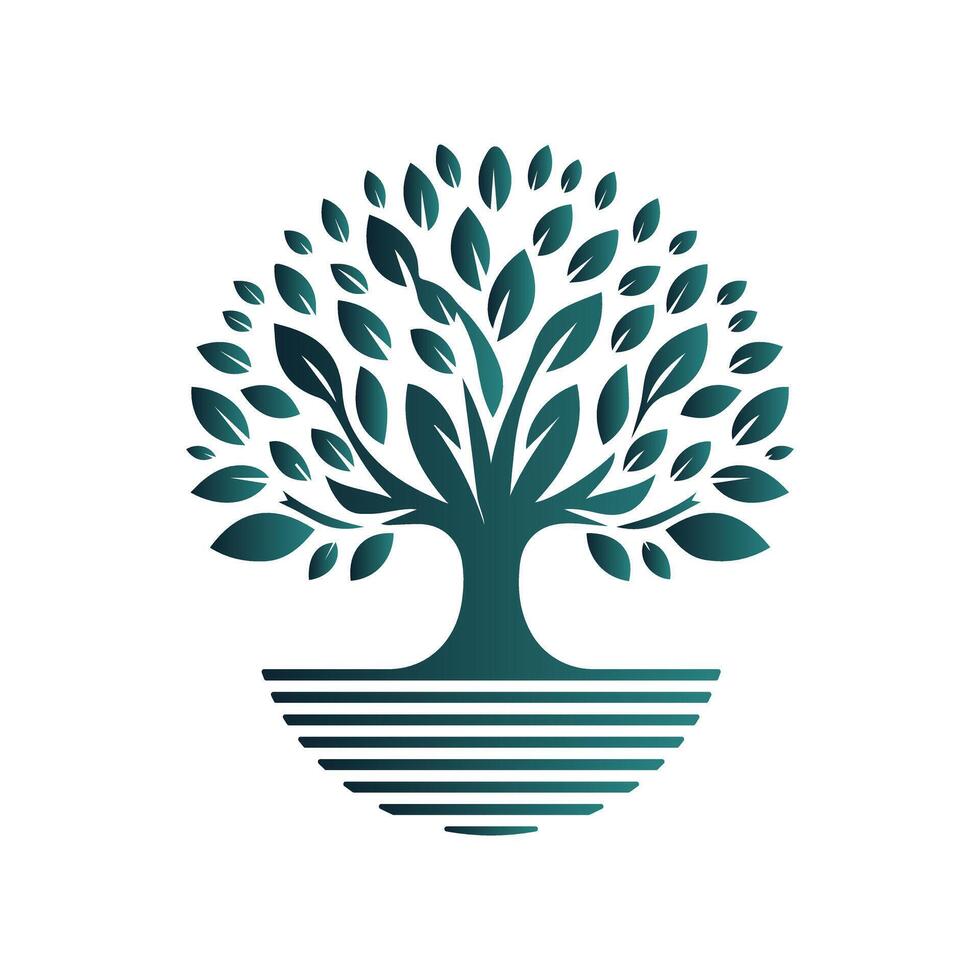Tree Logo Design Illustration vector