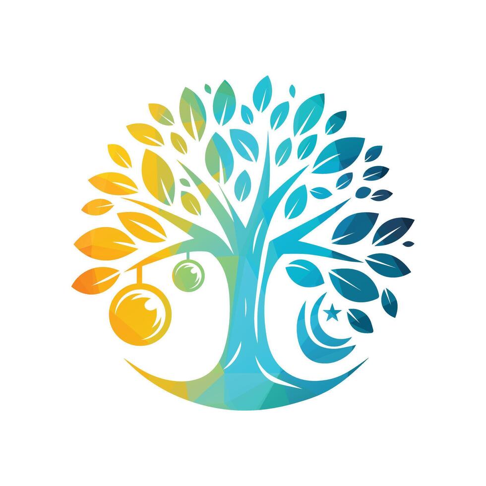 Tree Logo Design Illustration vector