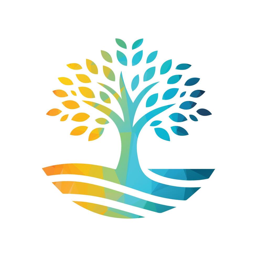 Tree Logo Design Illustration vector