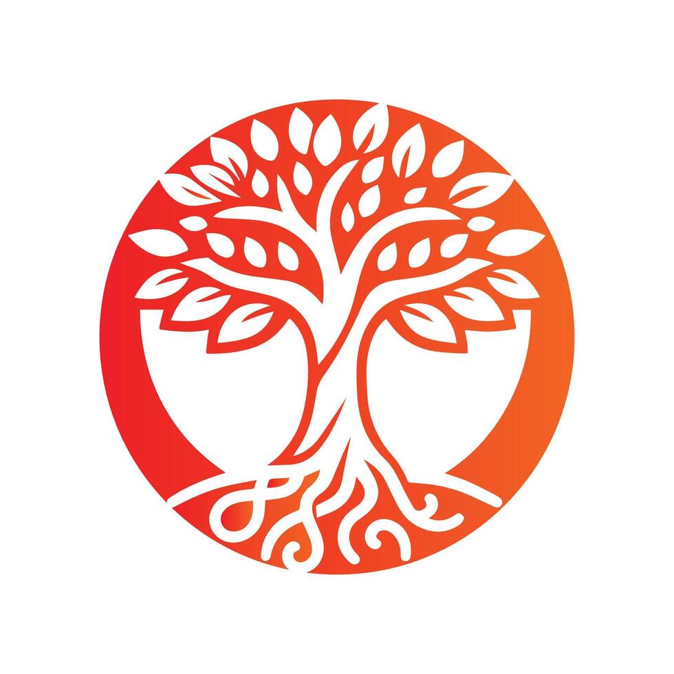 Tree Logo Design Illustration vector