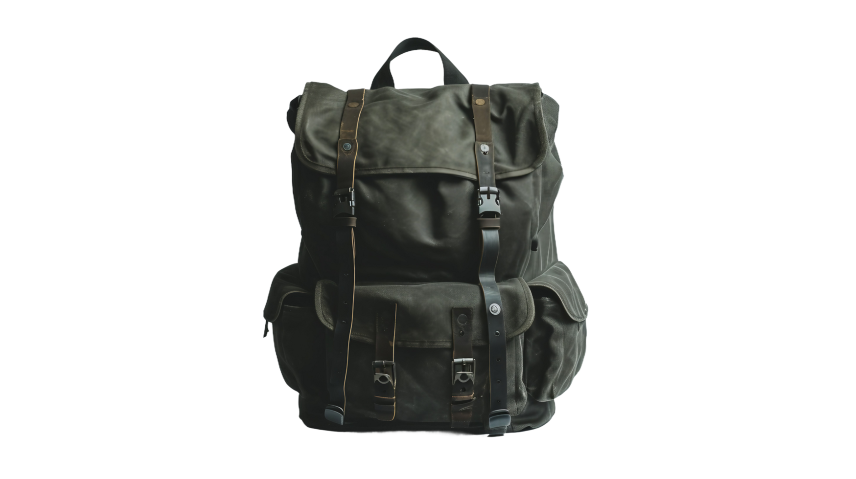 Backpack Beauty, on transparent background. Format png