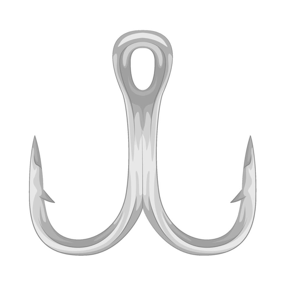 Illustration of fishing hook vector