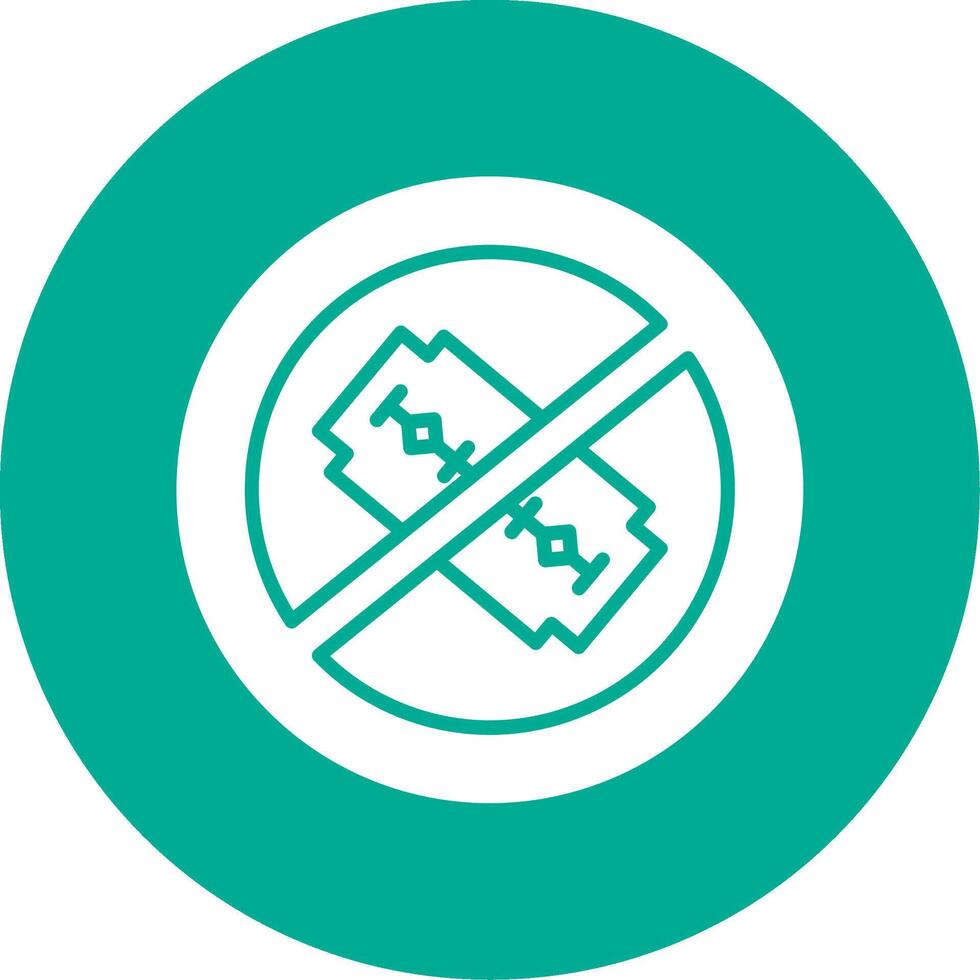 No Blade Multi Color Circle Icon vector