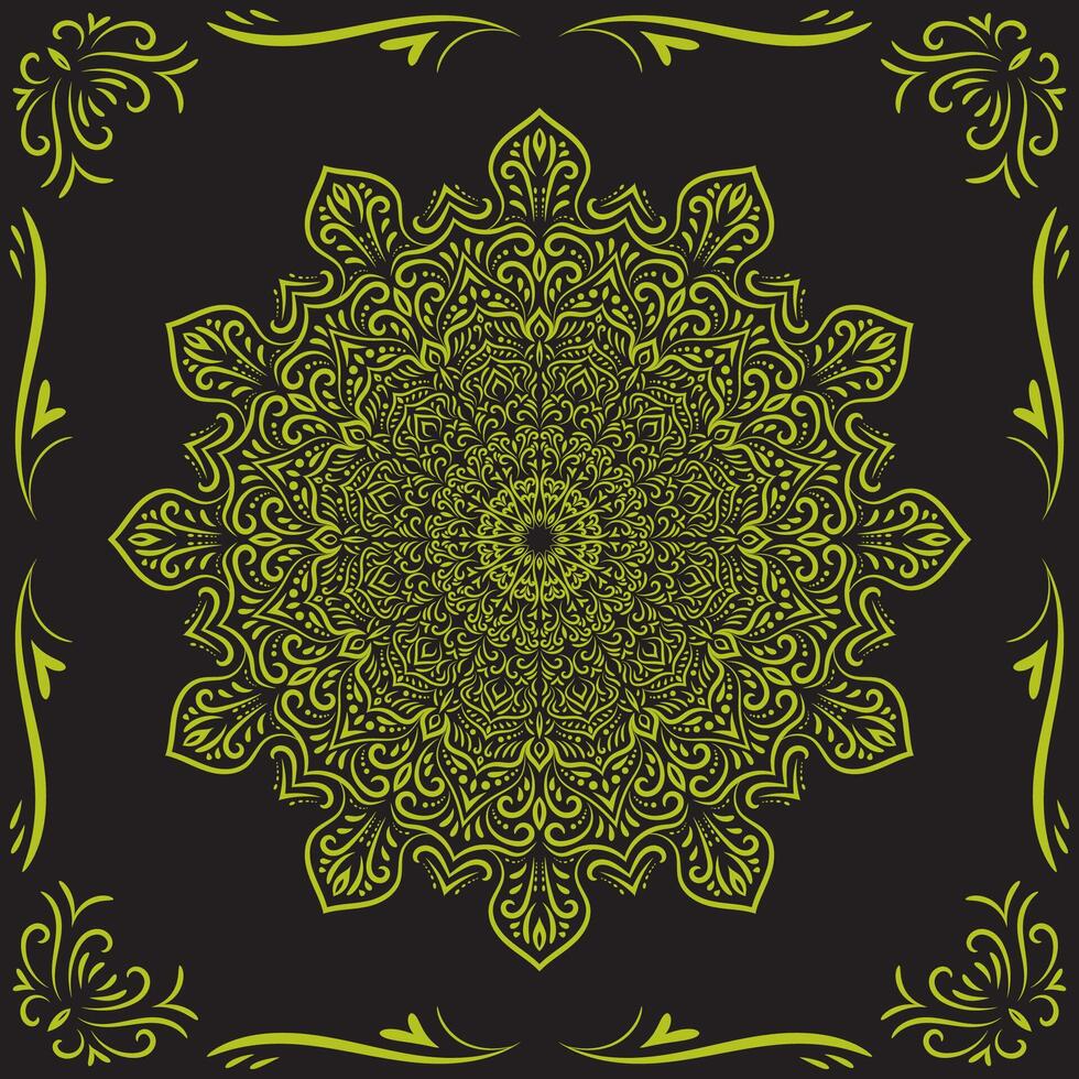 mandala art for design vintage background,decoration, vector