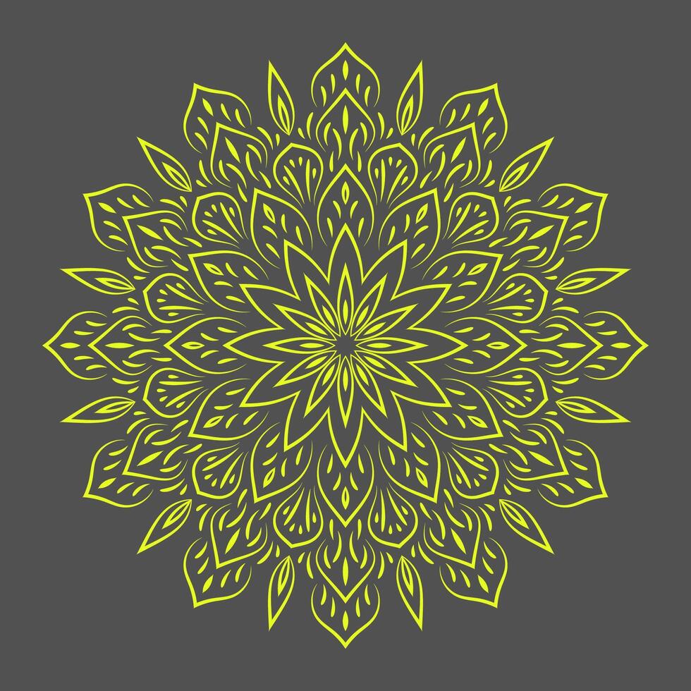 mandala art for design vintage background,decoration, vector