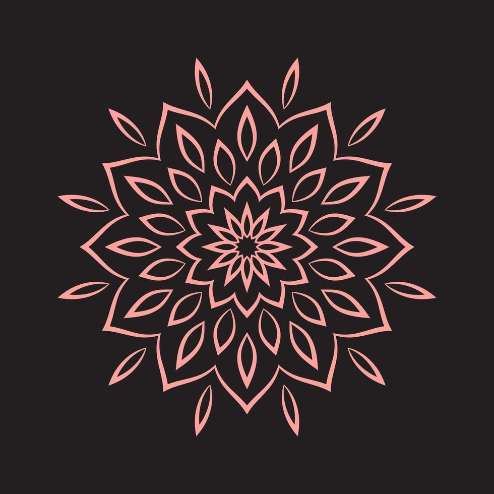 mandala Arte para diseño Clásico fondo, decoración, vector