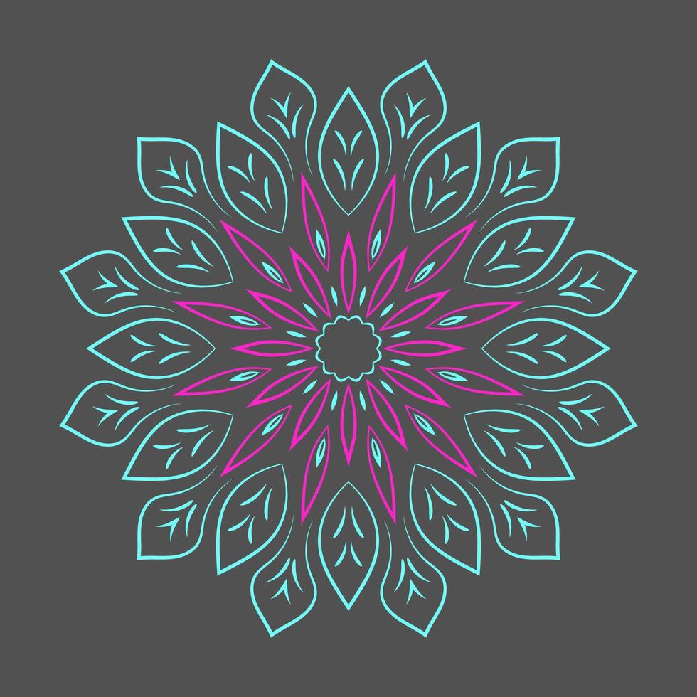 mandala Arte para diseño Clásico fondo, decoración, vector