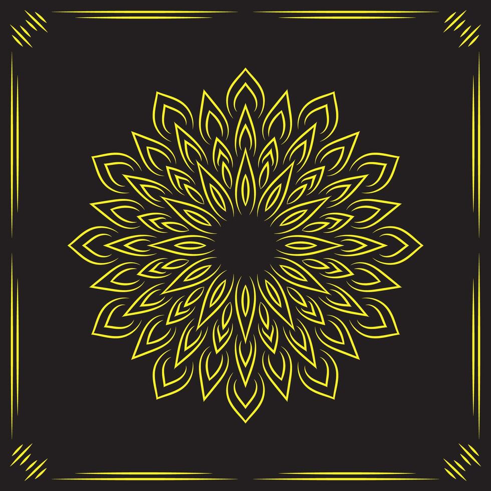 mandala art for design vintage background,decoration, vector