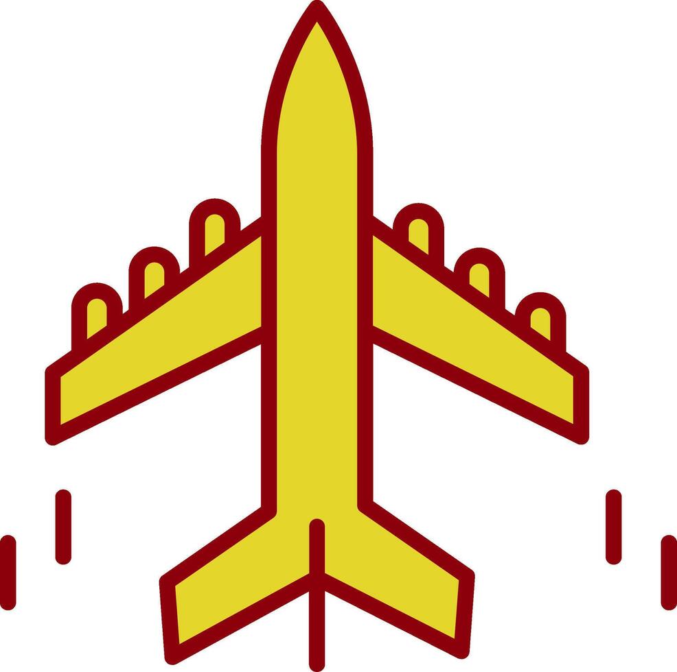 Plane Vintage Icon Design vector