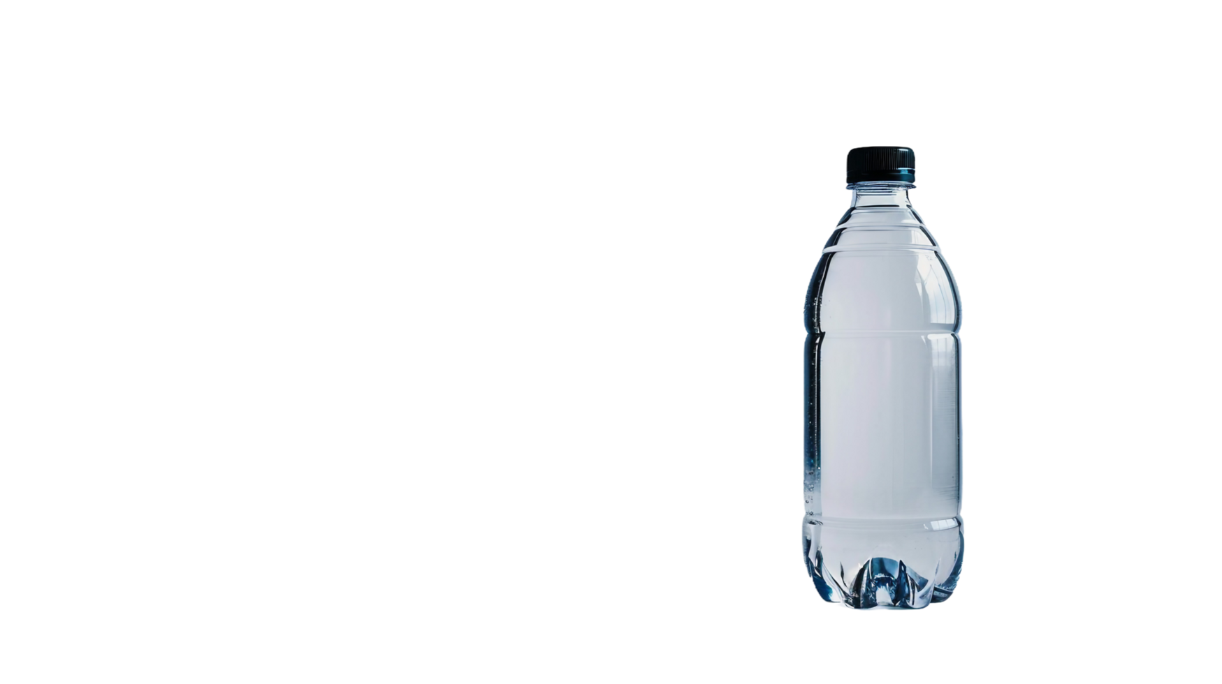 water fles afbeelding, Aan de transparant achtergrond. formaat png