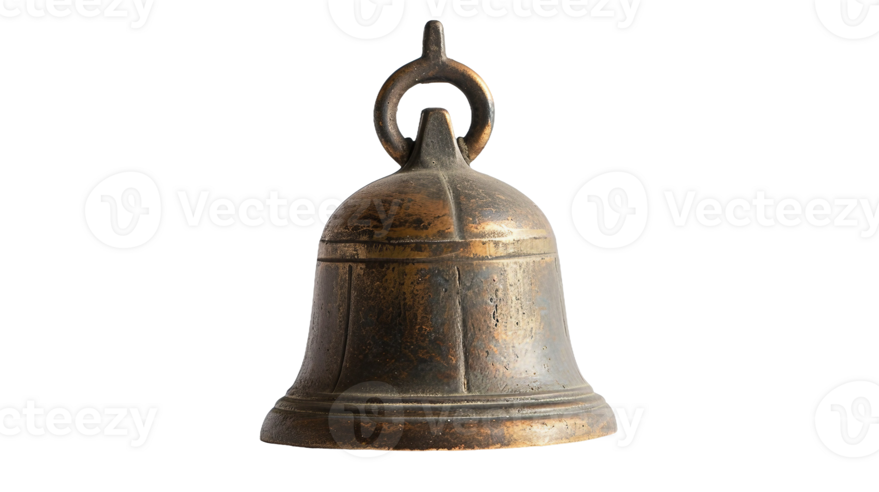 Brass Bell On Transparent Background png