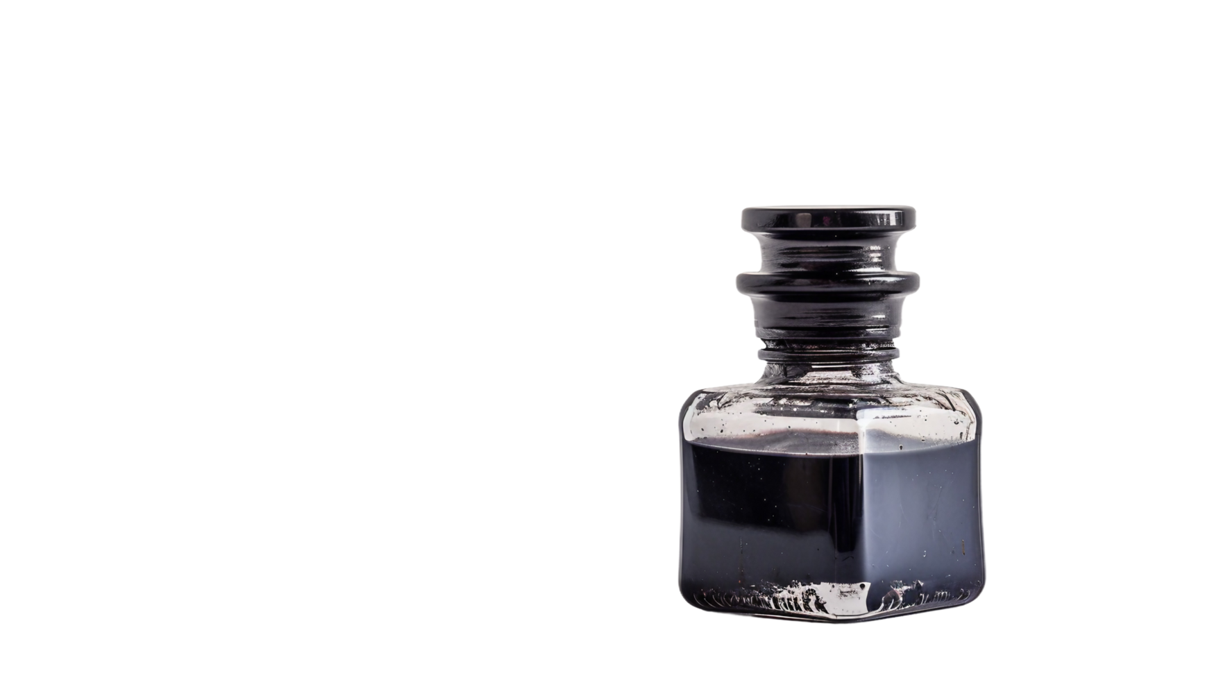 Classic Inkwell Charm On Transparent Background png