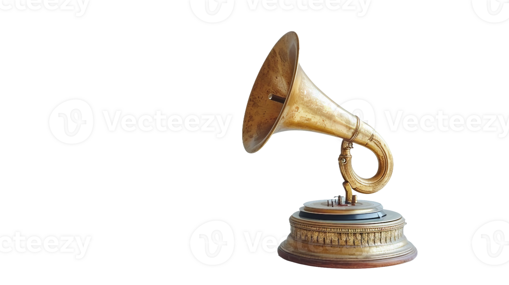 Gramophone Horn On Transparent Background png