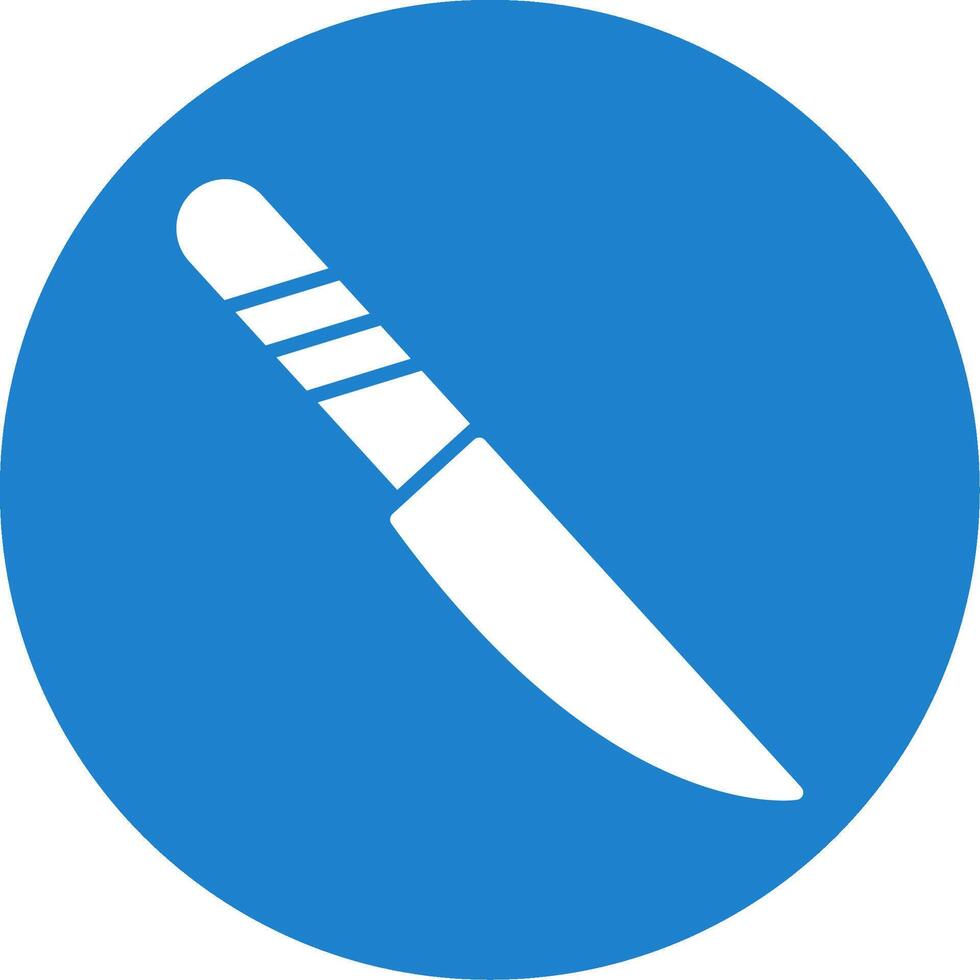 Knife Multi Color Circle Icon vector