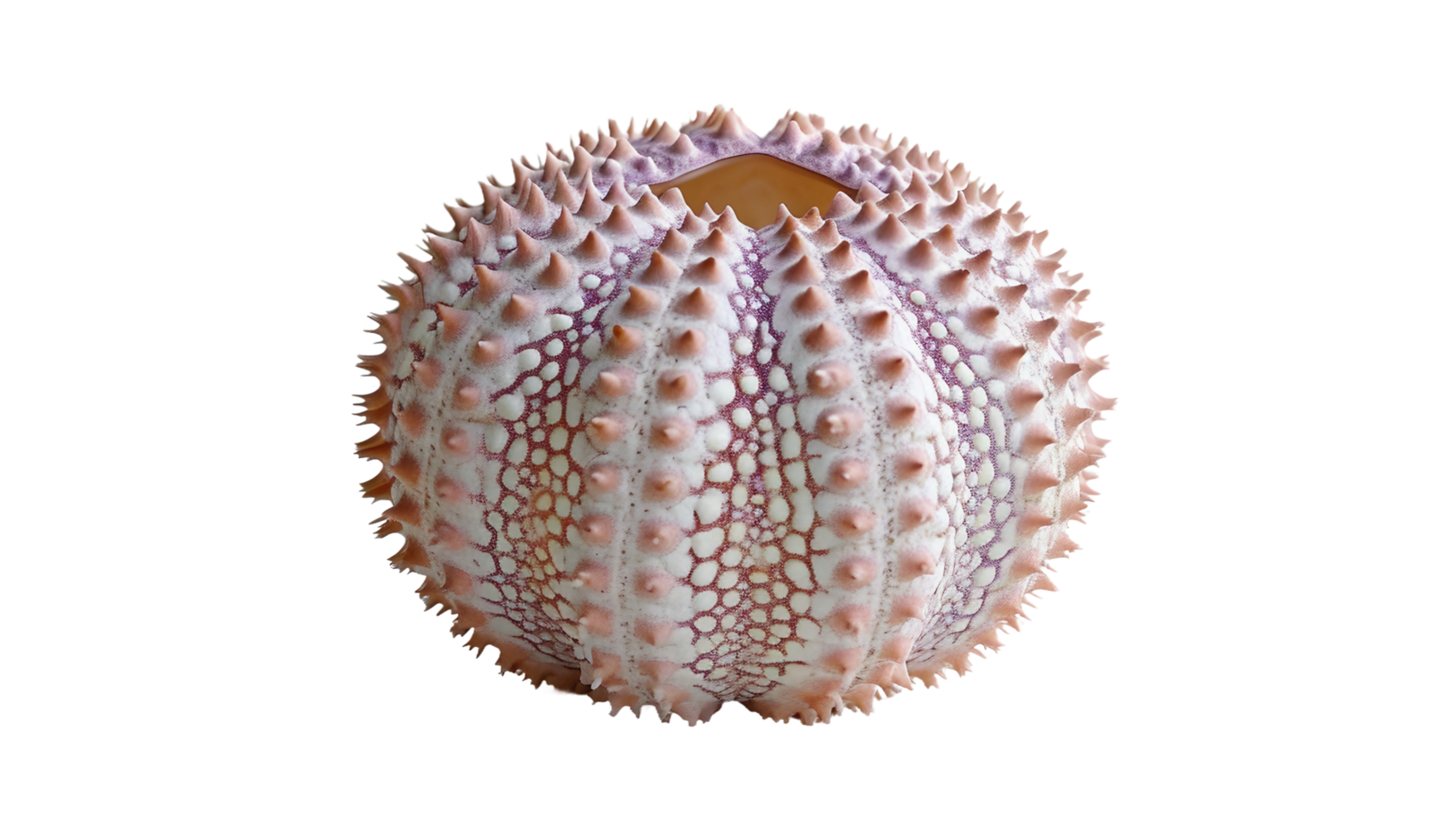 Sea Urchin Ornament, on the transparent background. Format png