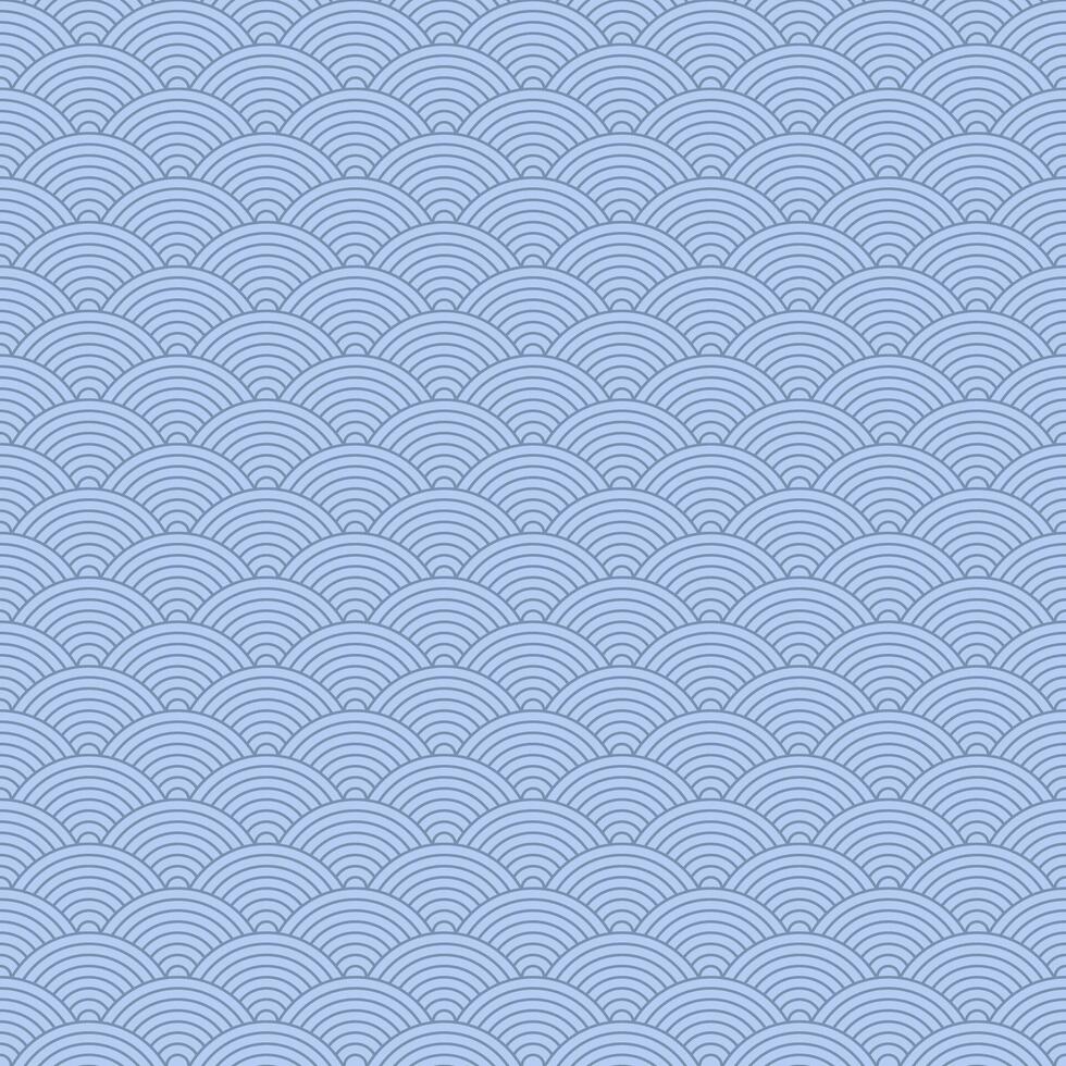 Seamless pattern. Simple subtle modern background. Japanese traditional waves texture. For website, print postcard, poster, on fabric, surface, wrapping paper or package desin. vector