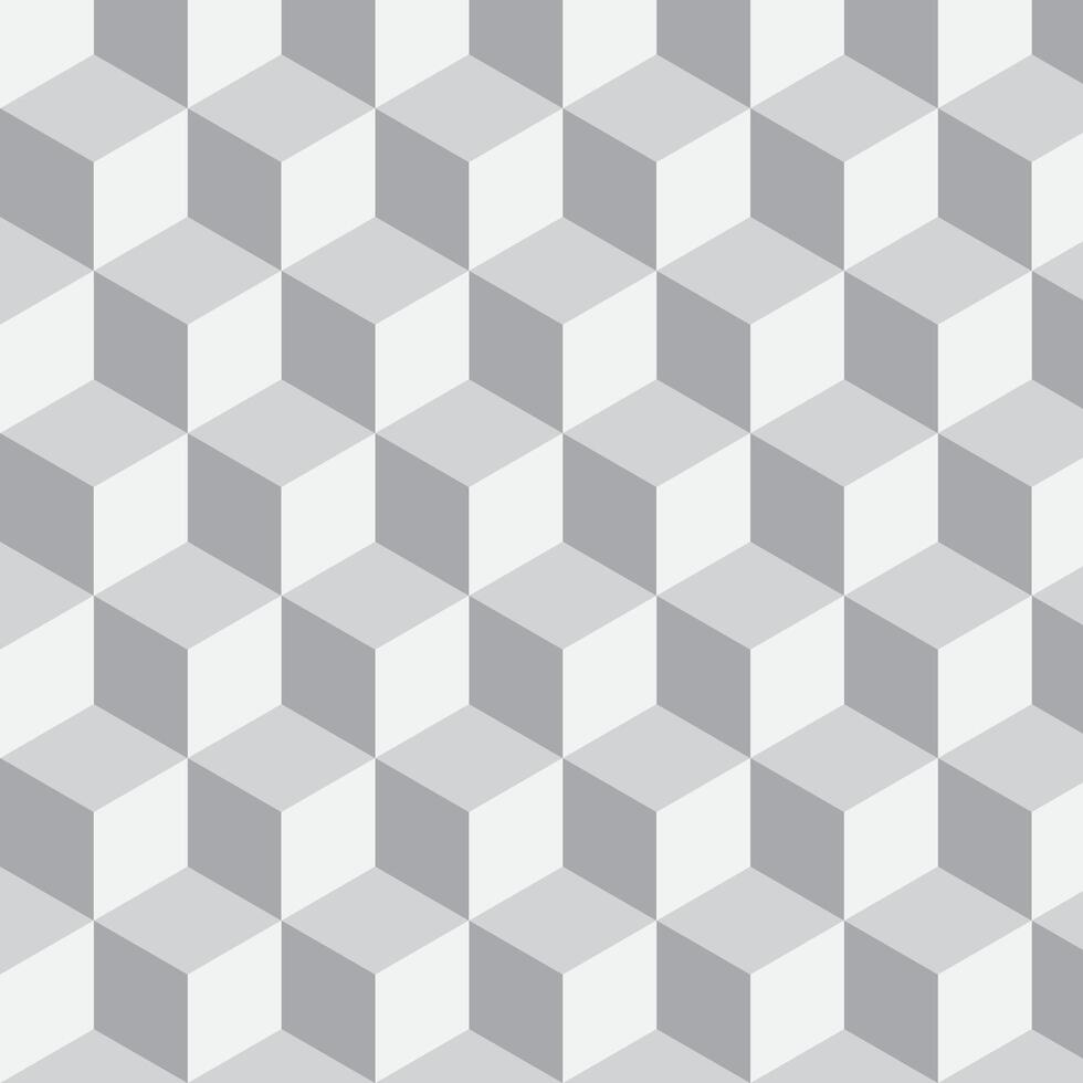 Geometric background Cube shapes. Optical illusion illustration. vector