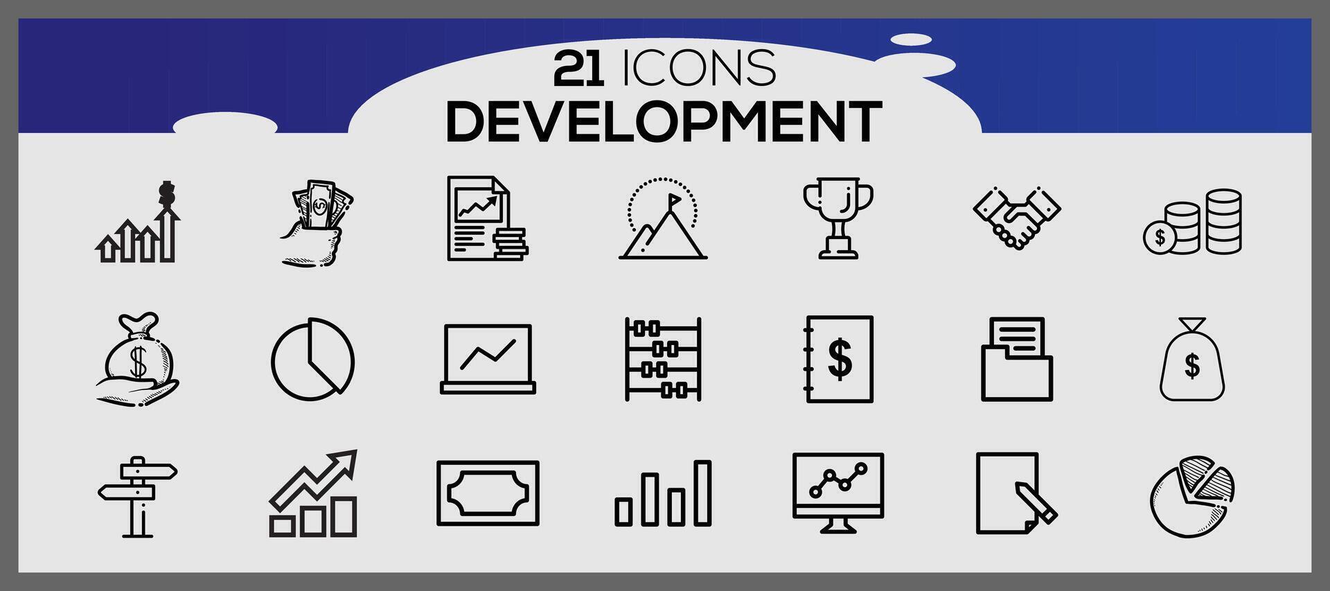 seo and development icons set web design icons set simple set seo and development line icons vector