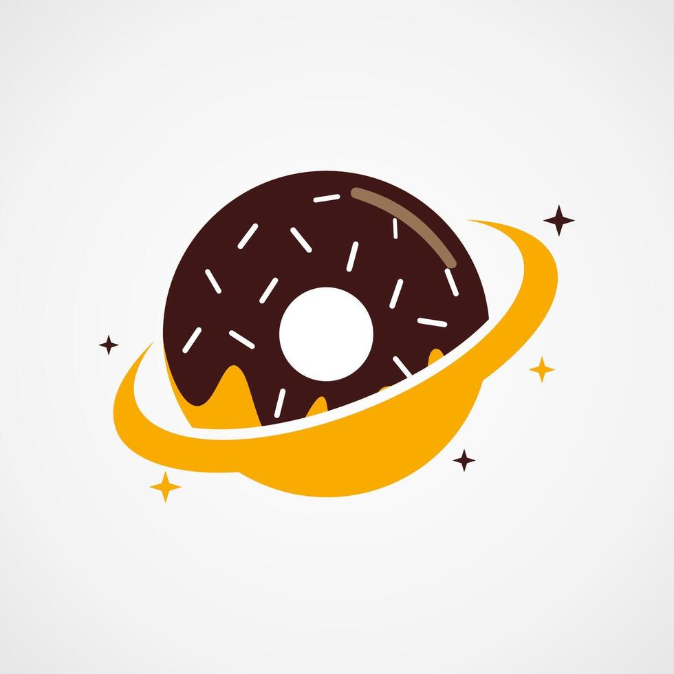 donuts logo design illustration vector