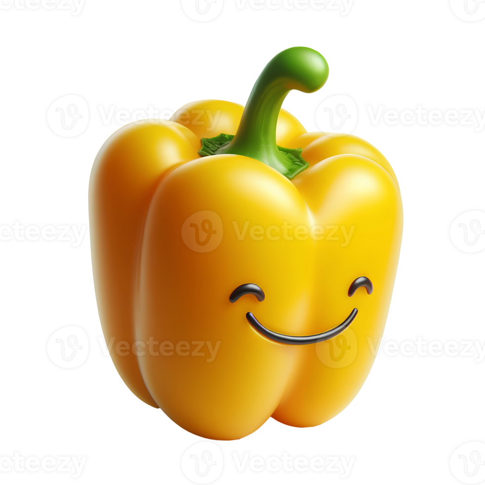 Bell pepper isolated on transparent background png