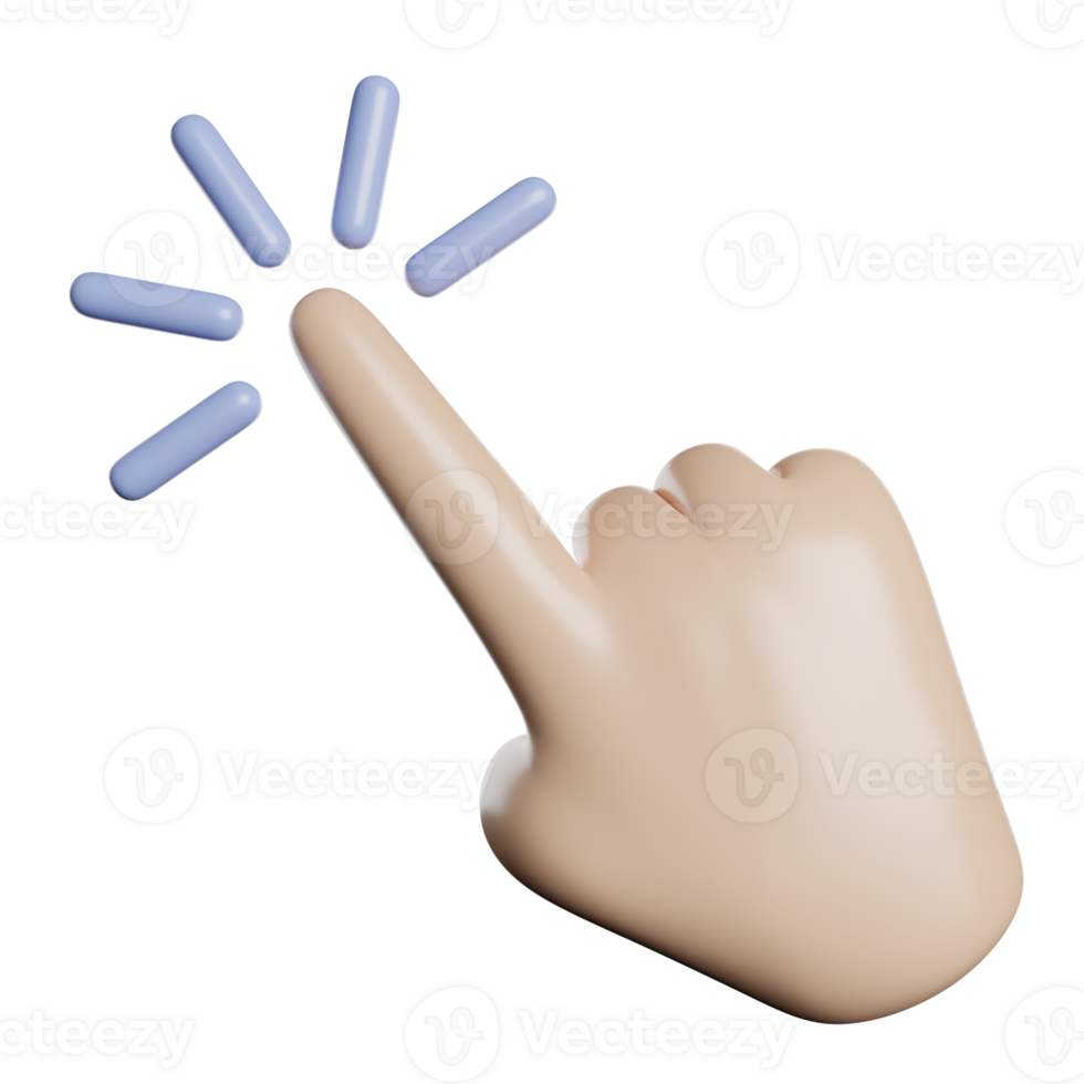 Click Hand Gesture png