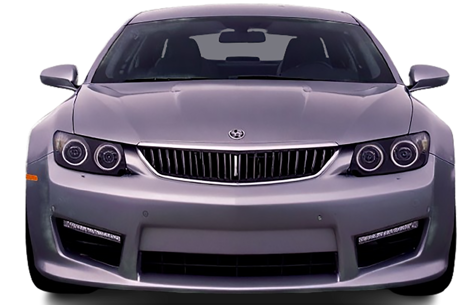 Modern car front view png