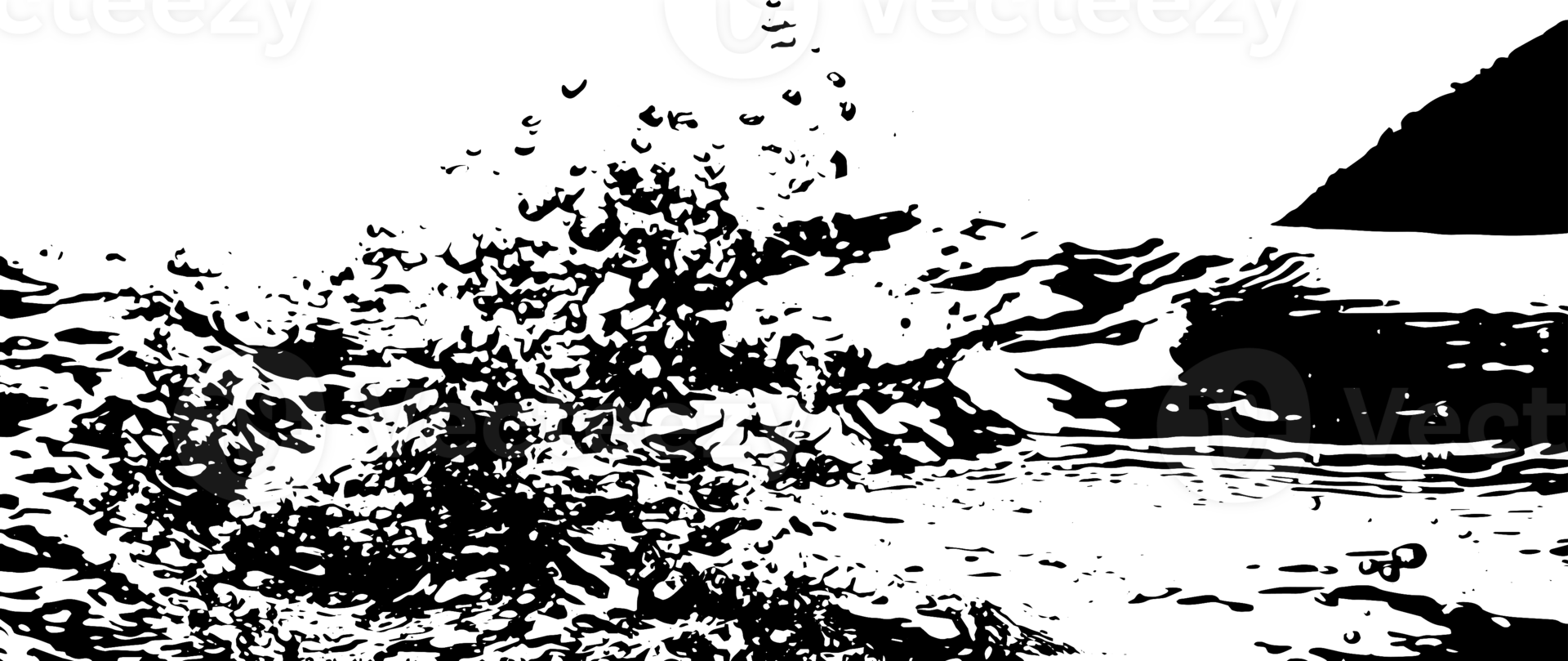 Rustic grunge texture with grain and stains. Abstract noise background. Graphic illustration with transparent background. png