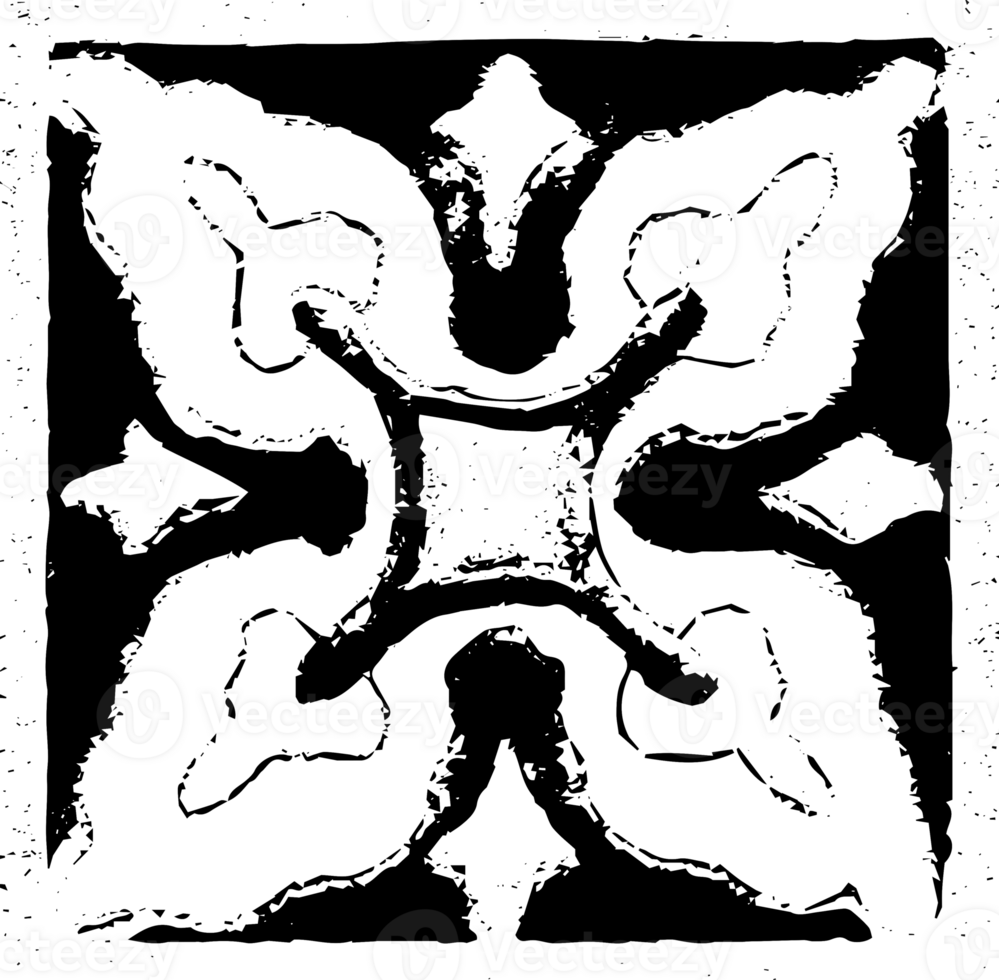 Rustic grunge texture with grain and stains. Abstract noise background. Graphic illustration with transparent background. png