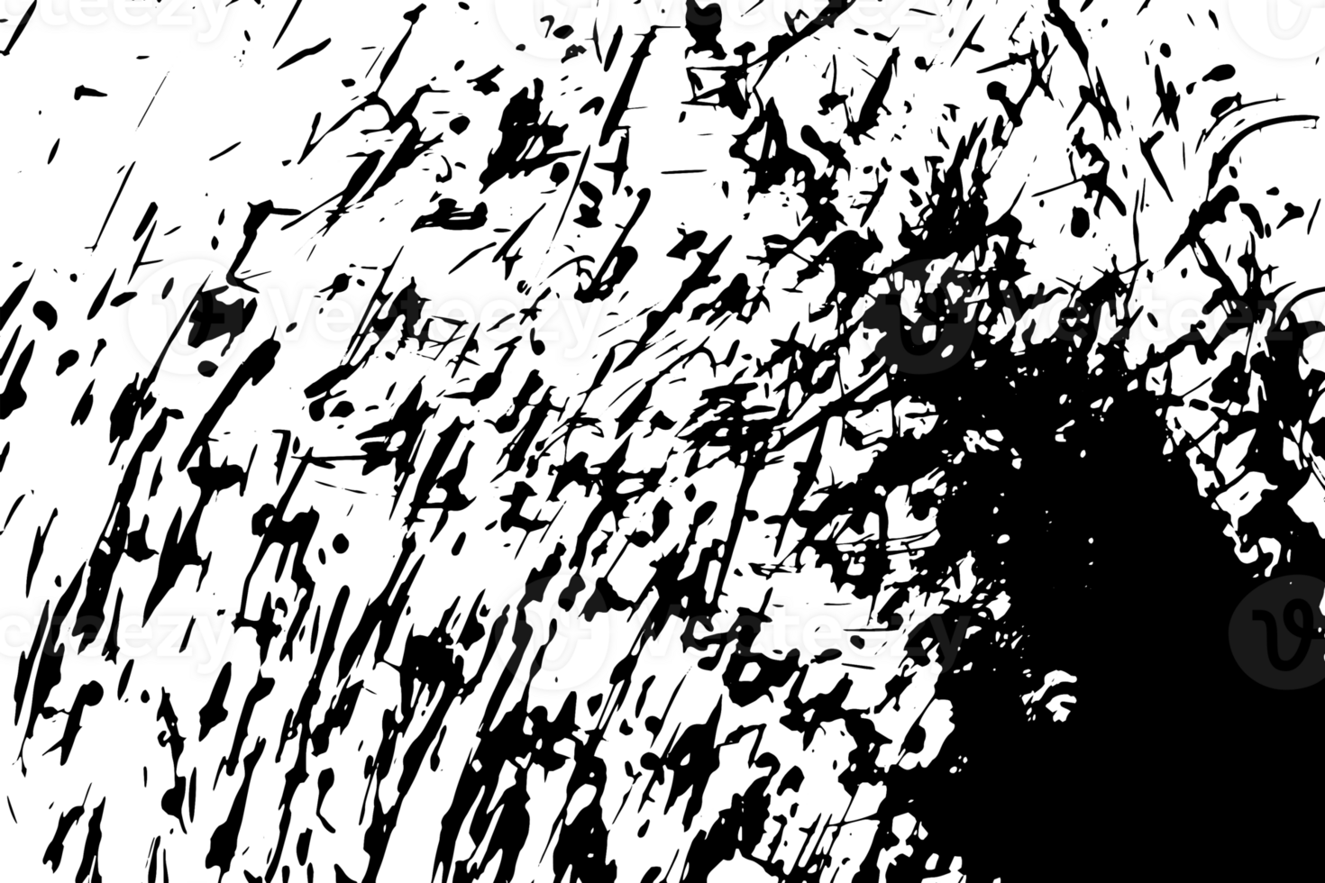 Rustic grunge texture with grain and stains. Abstract noise background. Graphic illustration with transparent background. png