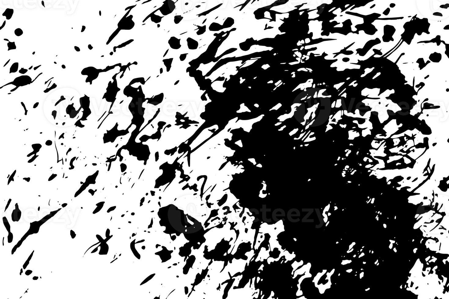 Rustic grunge texture with grain and stains. Abstract noise background. Graphic illustration with transparent background. png