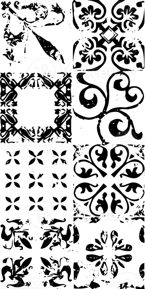 Rustic grunge texture with grain and stains. Abstract noise background. Graphic illustration with transparent background. png