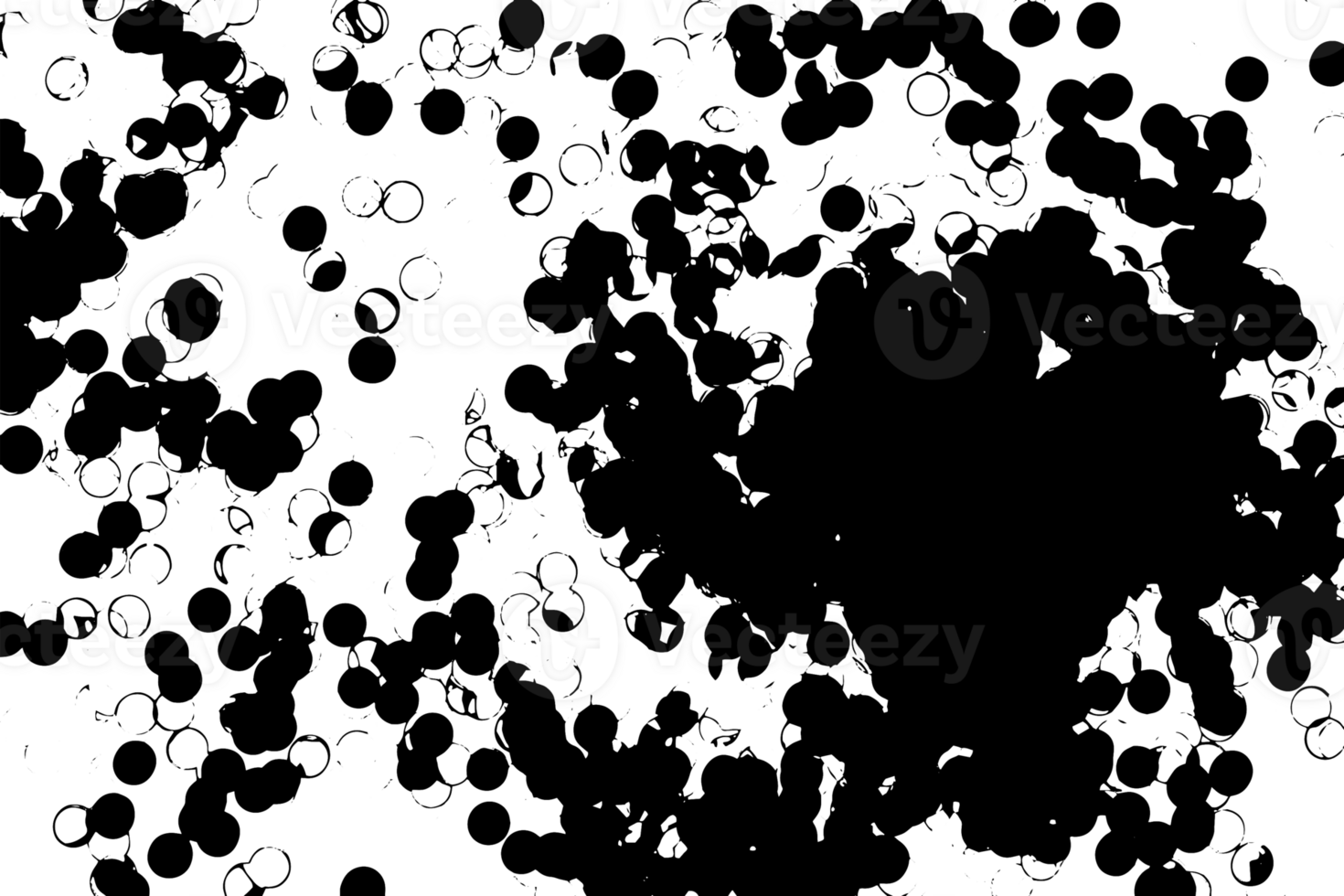 Rustic grunge texture with grain and stains. Abstract noise background. Graphic illustration with transparent background. png